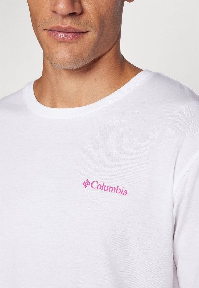 Columbia Columbia ROLLINGWOOD PARK GRAPHIC - Print T-shirt - white Letzte 3 Tage
